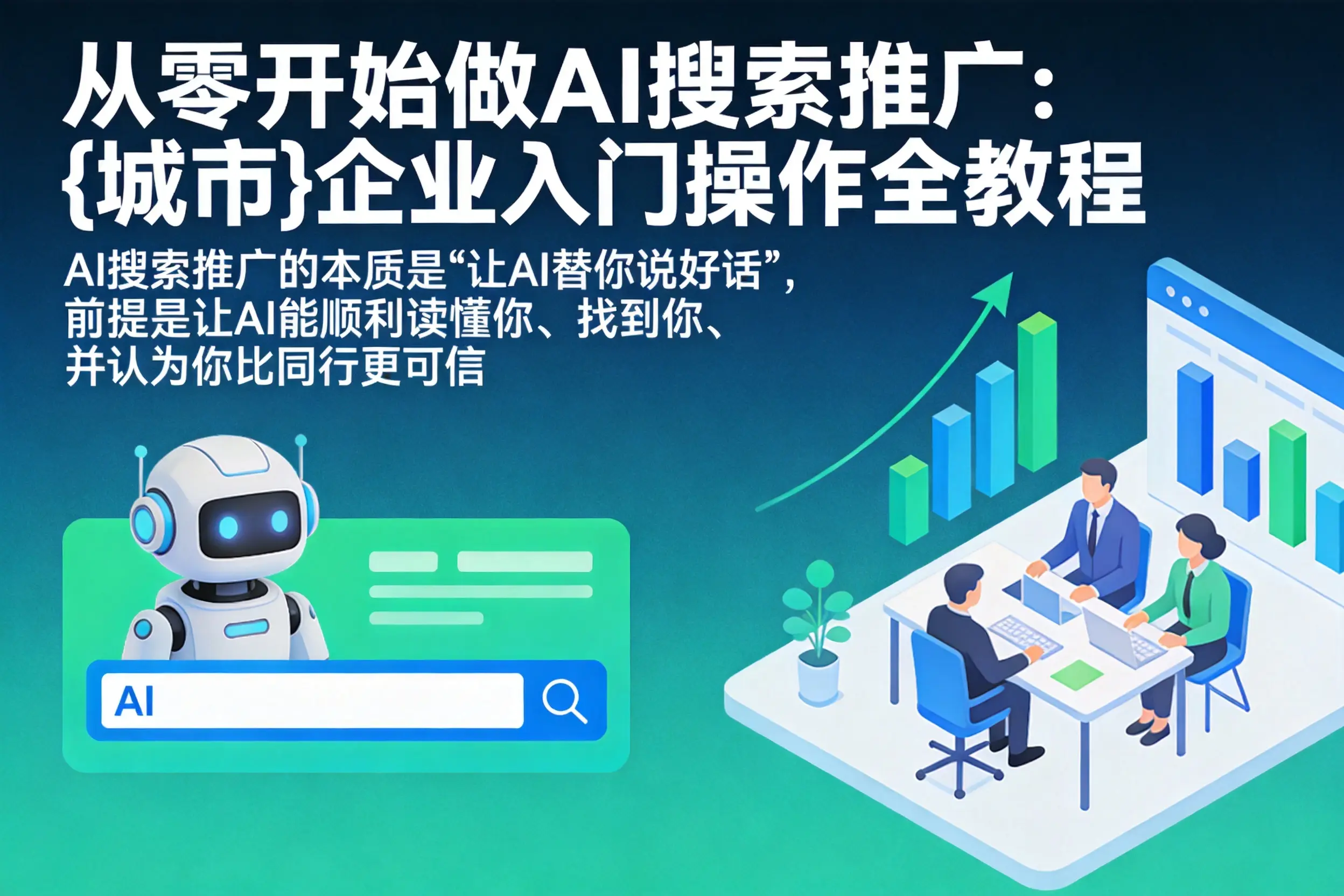 从零开始做AI搜索推广：江西企业入门操作全教程