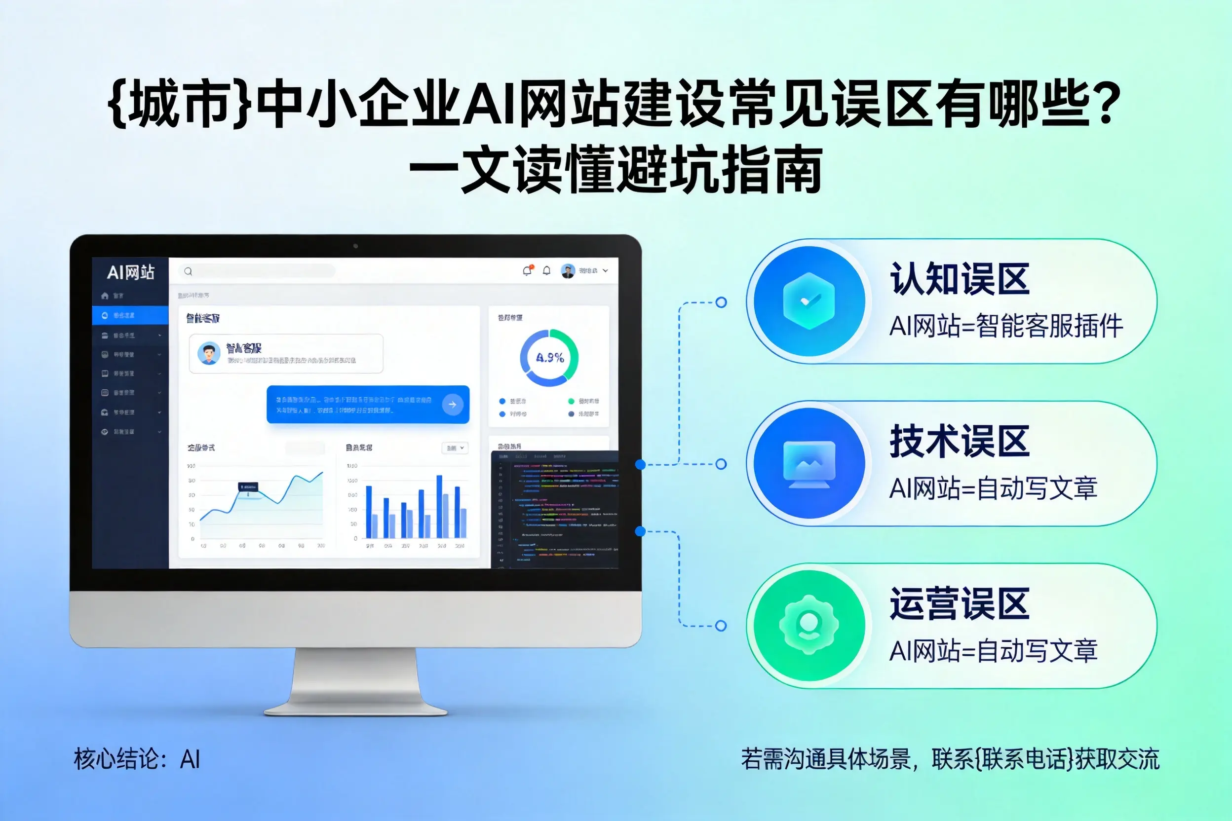 江西中小企业AI网站建设常见误区有哪些？一文读懂避坑指南