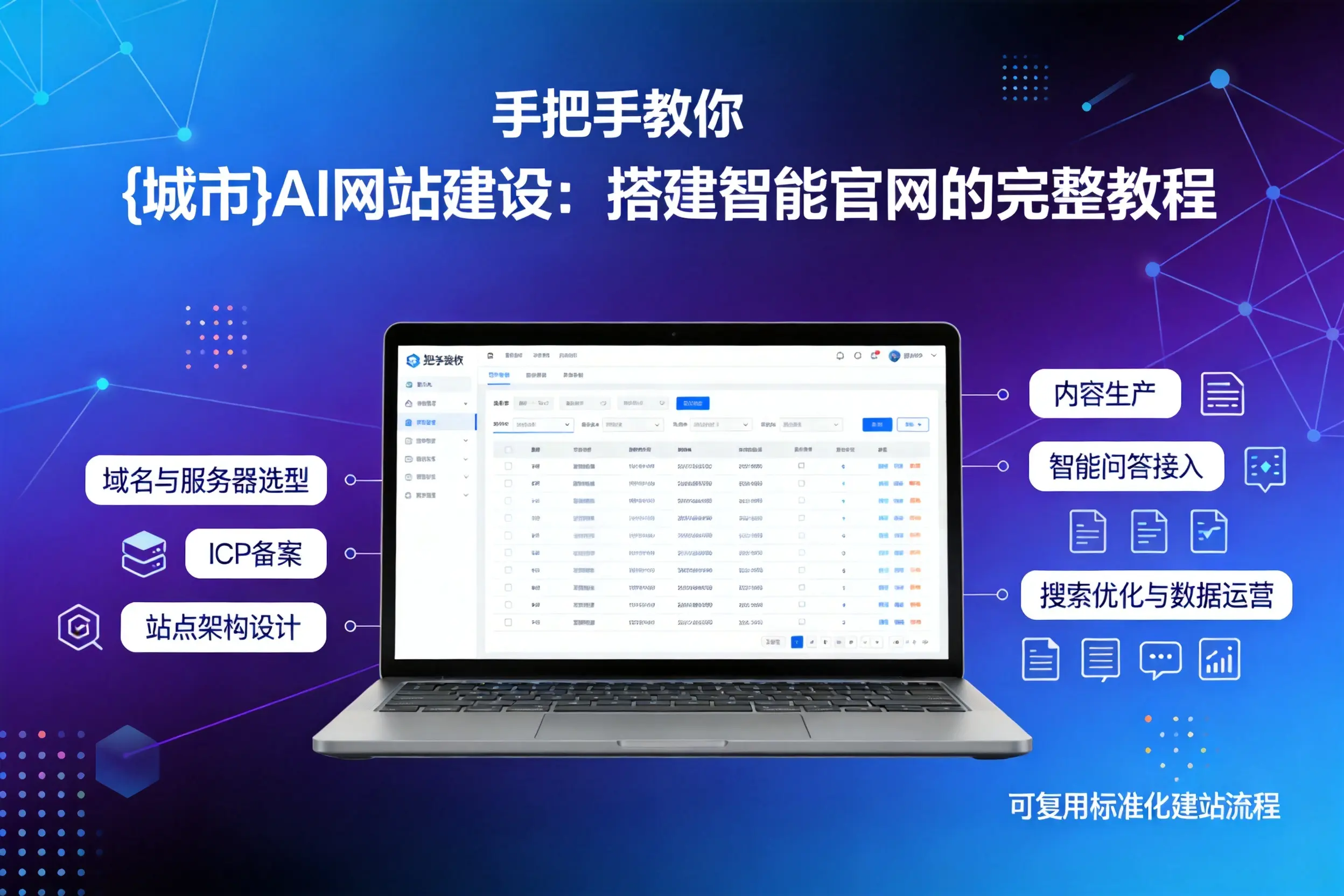 手把手教你江西AI网站建设:搭建智能官网的完整教程