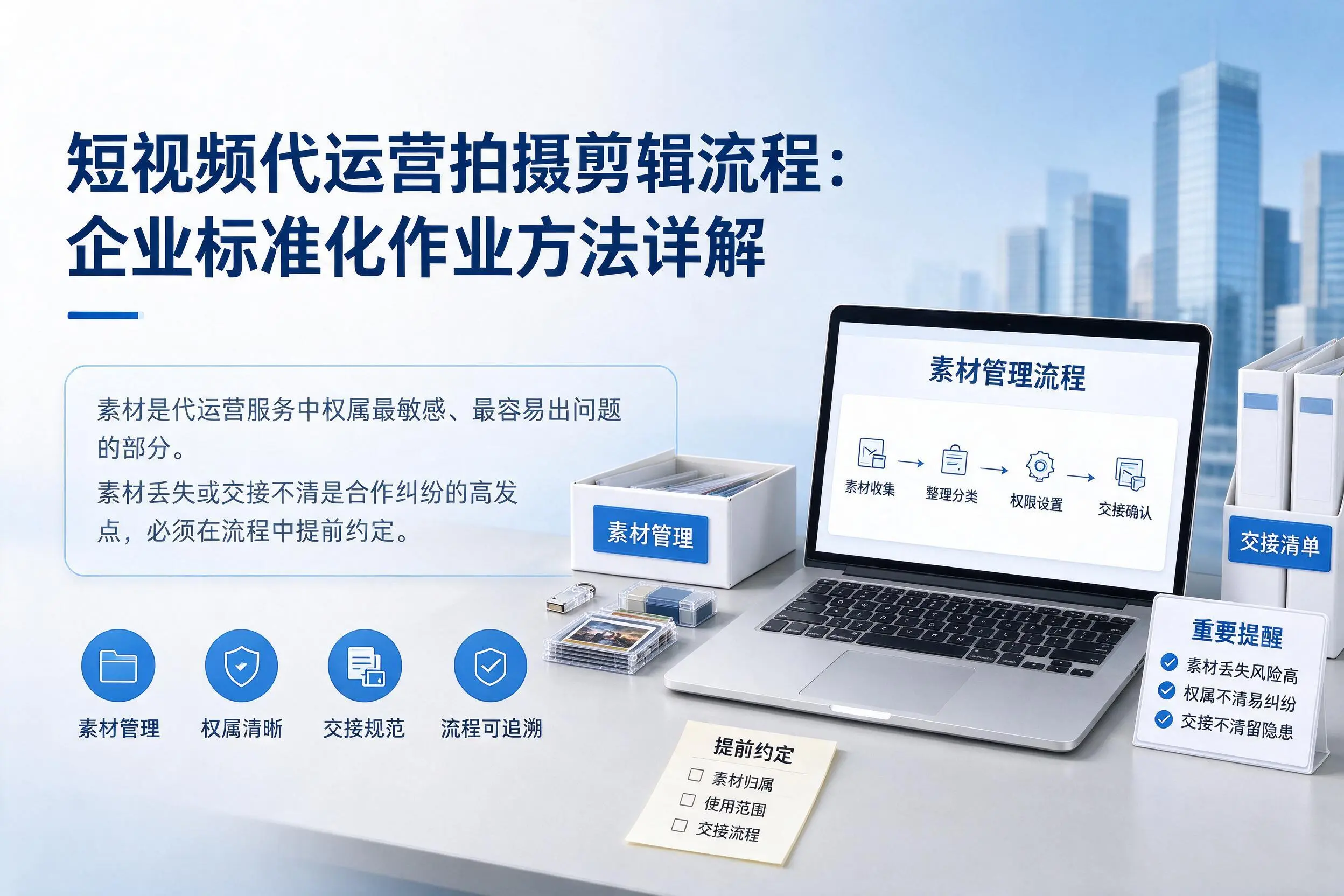 短视频代运营拍摄剪辑流程:江西企业标准化作业方法详解