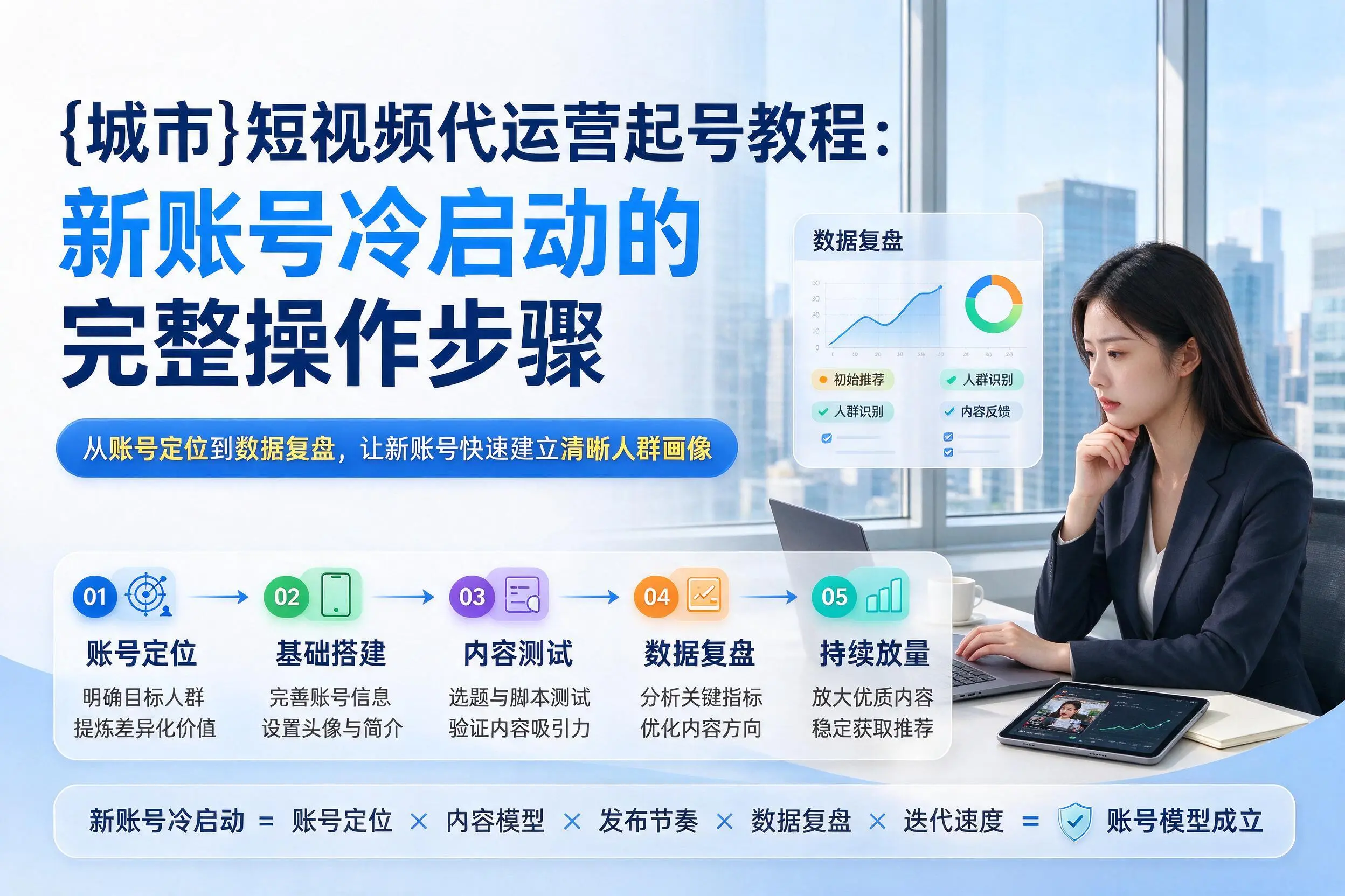 江西短视频代运营起号教程：新账号冷启动的完整操作步骤