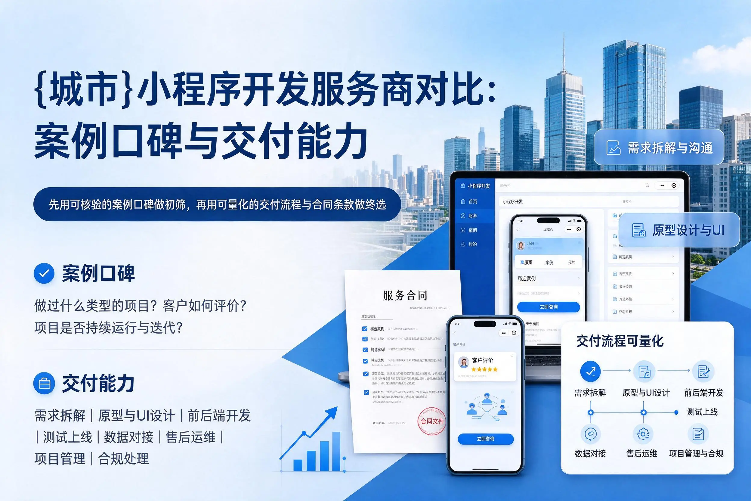 江西小程序开发服务商对比：案例口碑与交付能力