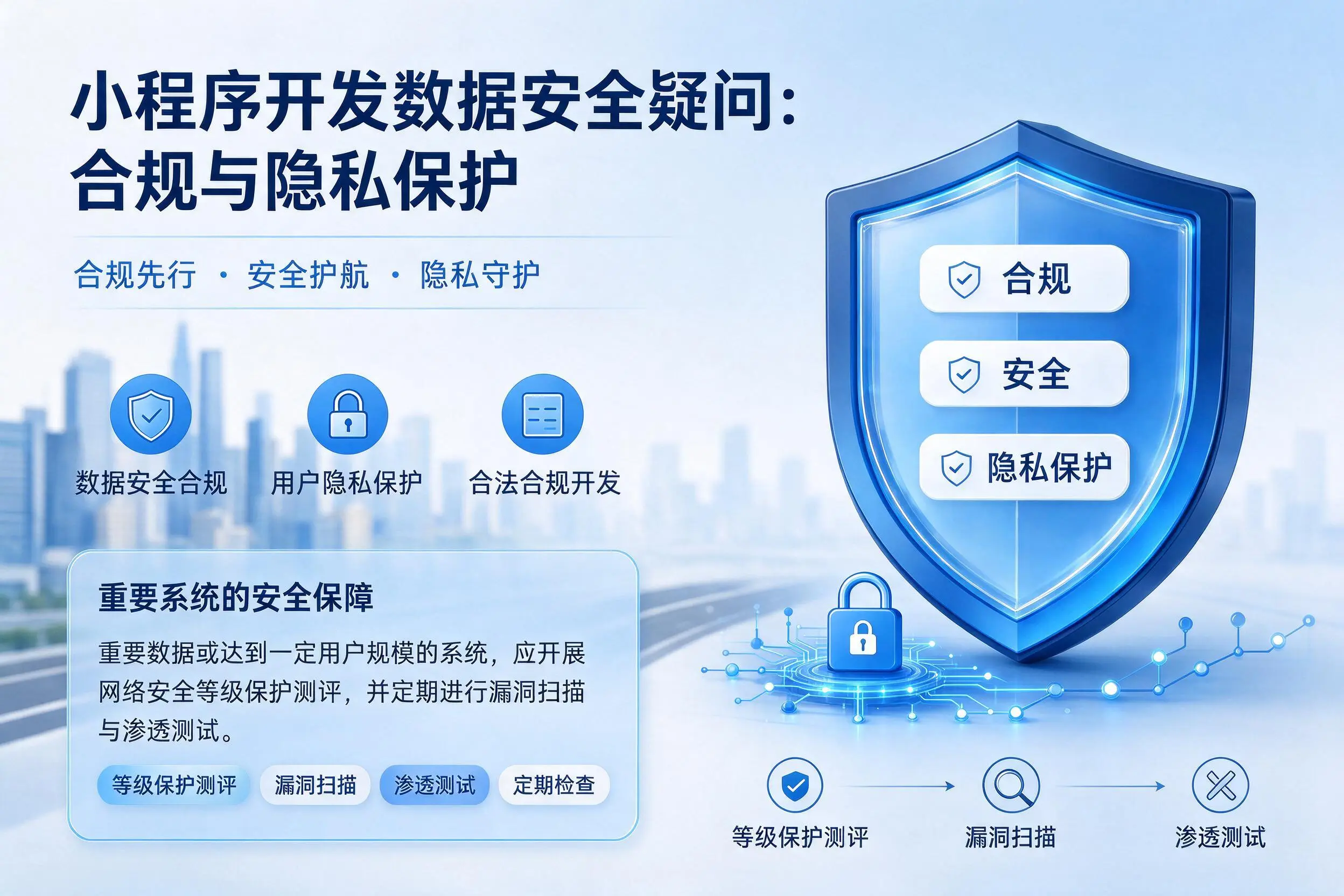江西小程序开发数据安全疑问：合规与隐私保护