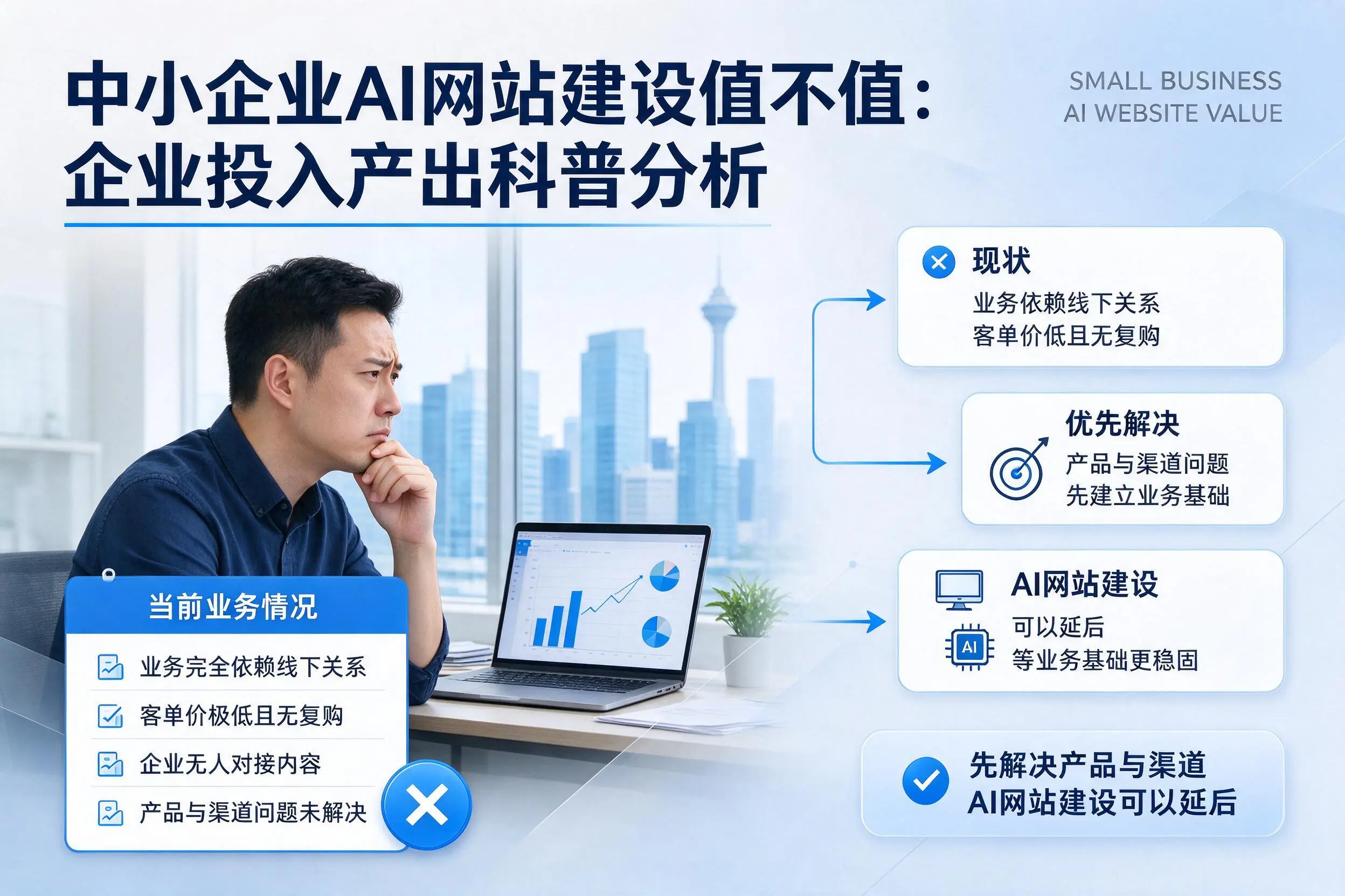 中小企业AI网站建设值不值:江西企业投入产出科普分析