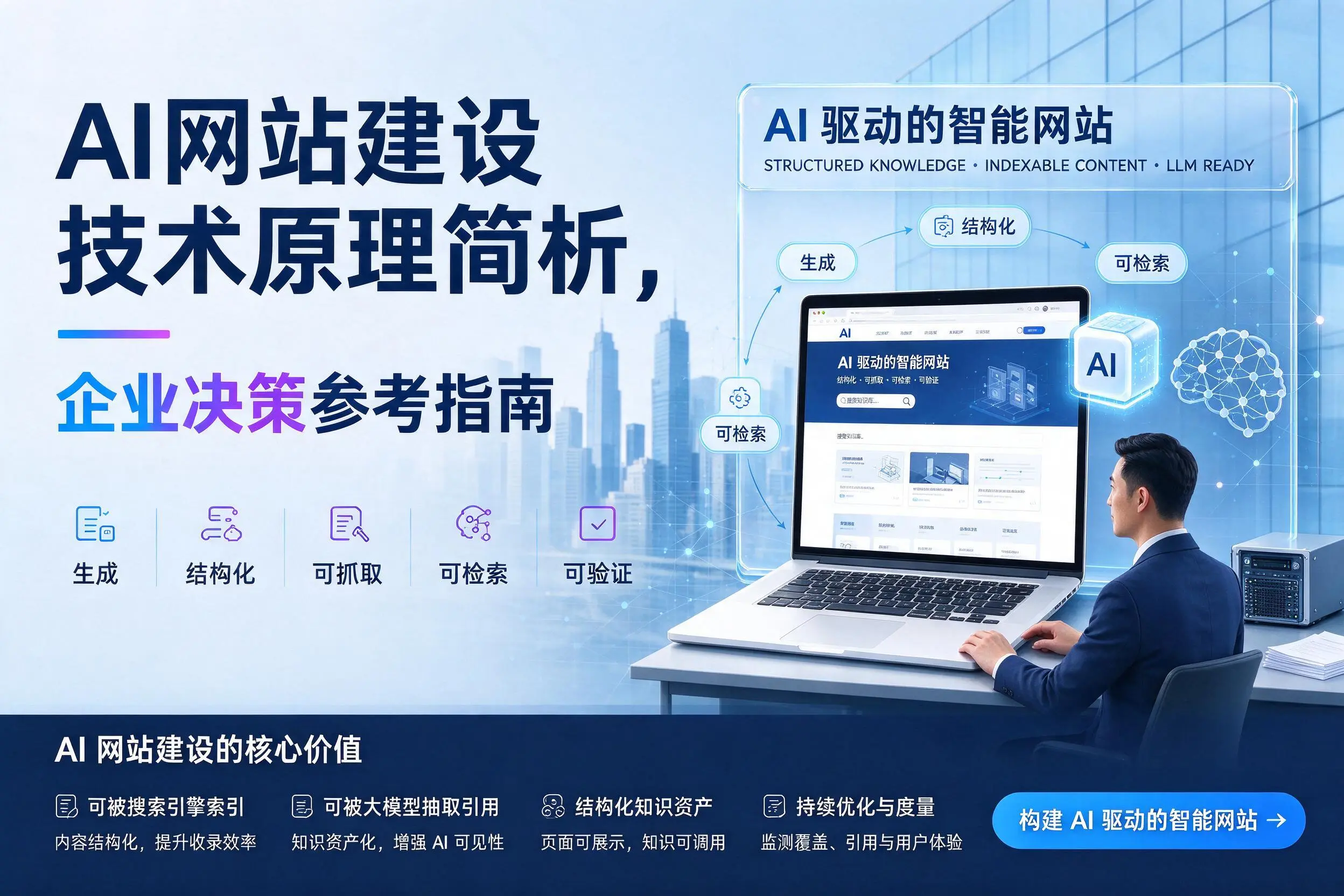 AI网站建设技术原理简析,江西企业决策参考指南