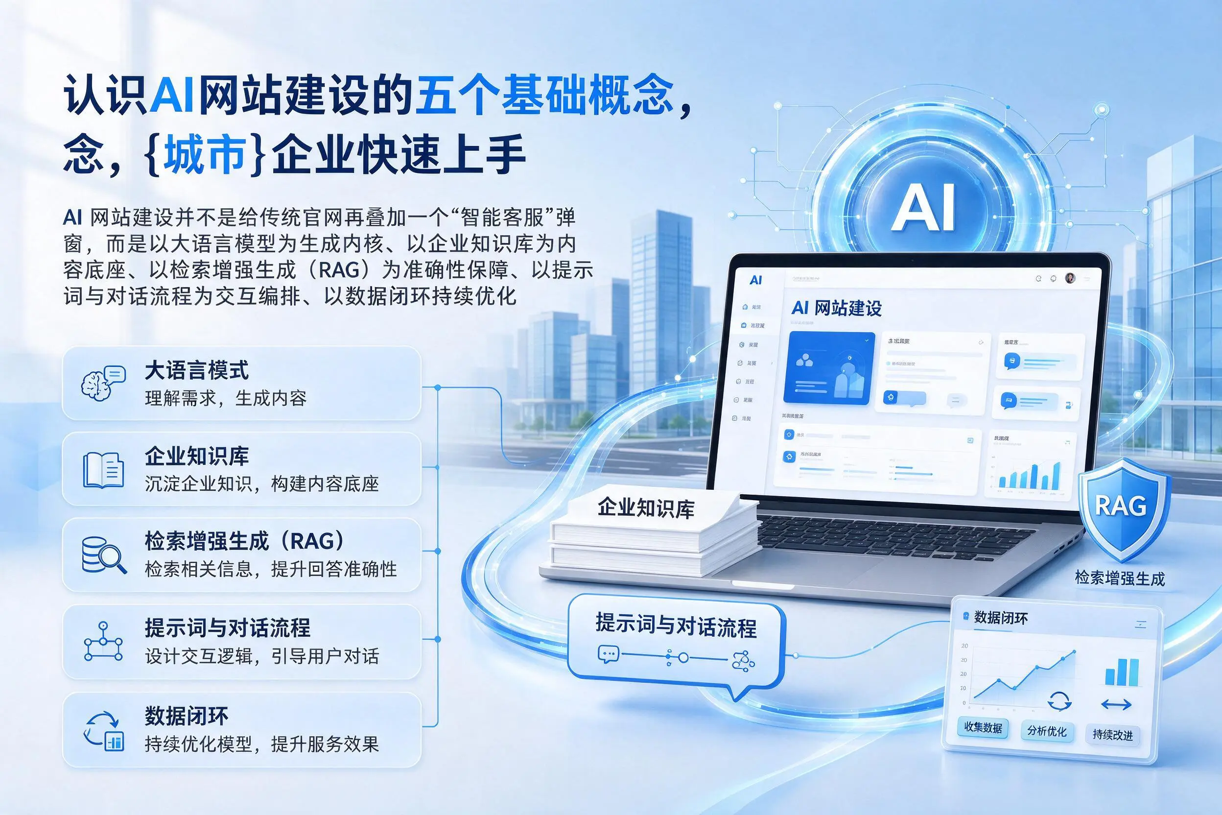 认识AI网站建设的五个基础概念，江西企业快速上手