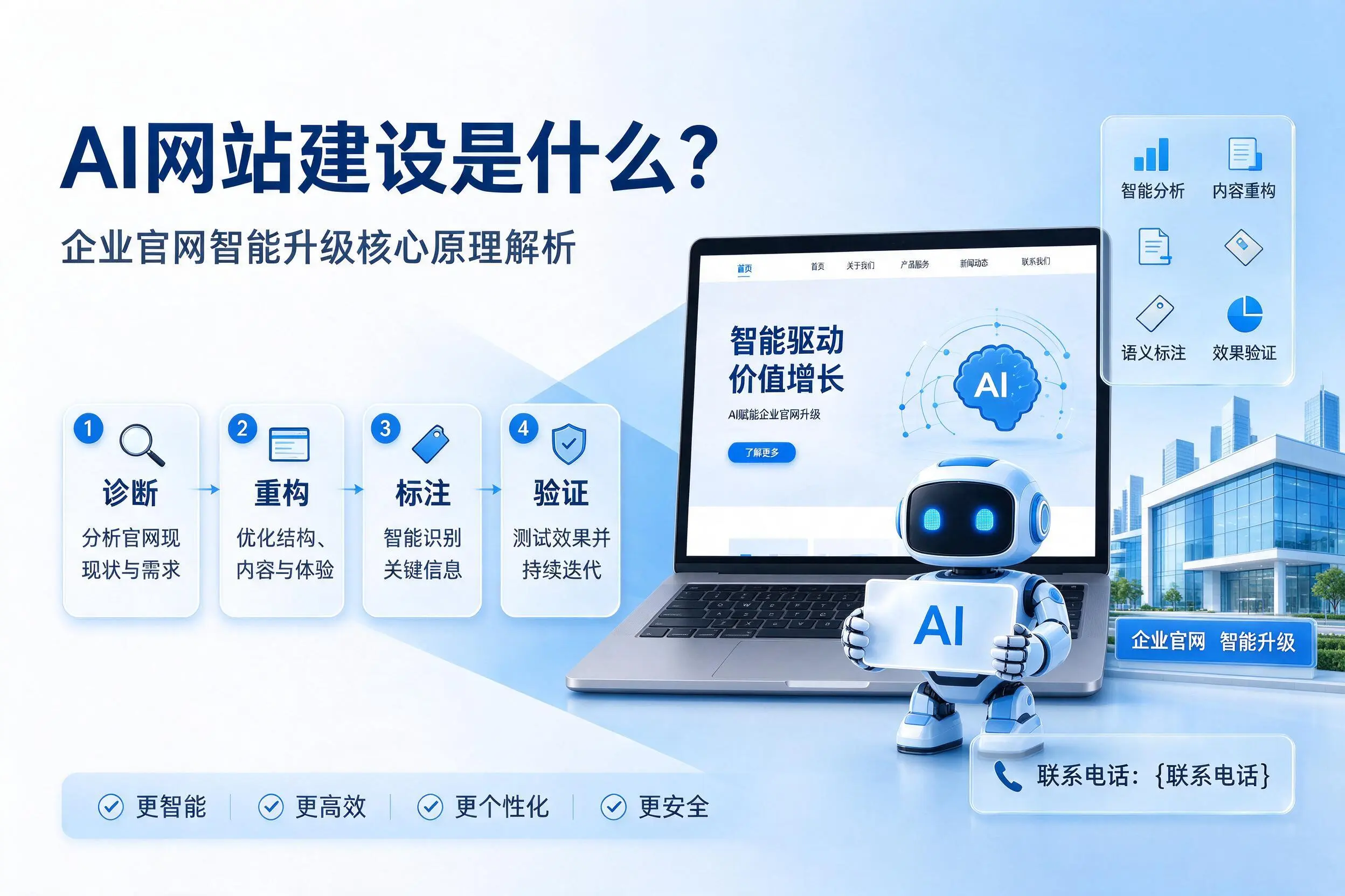 AI网站建设是什么？江西企业官网智能升级核心原理解析