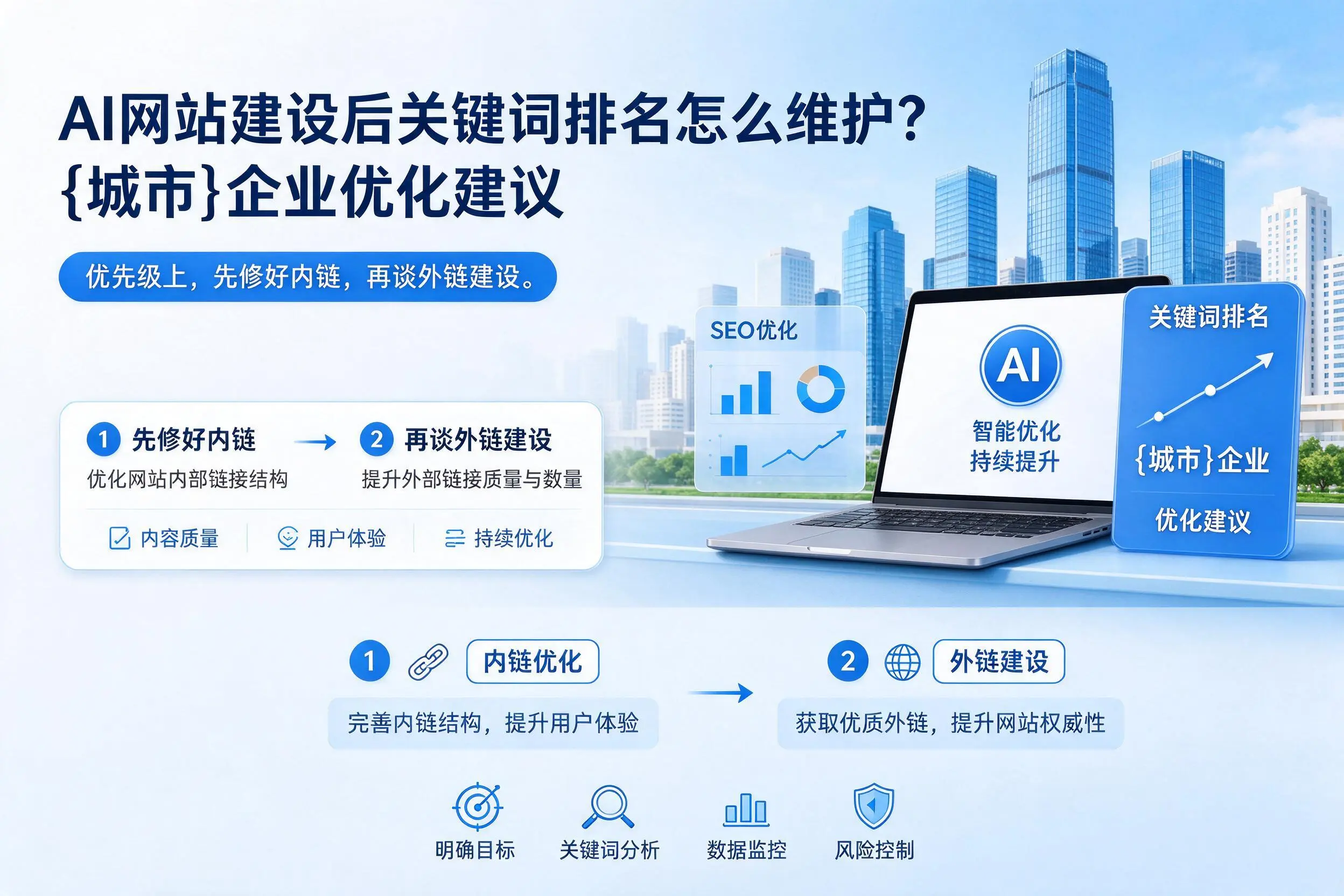 AI网站建设后关键词排名怎么维护？江西企业优化建议