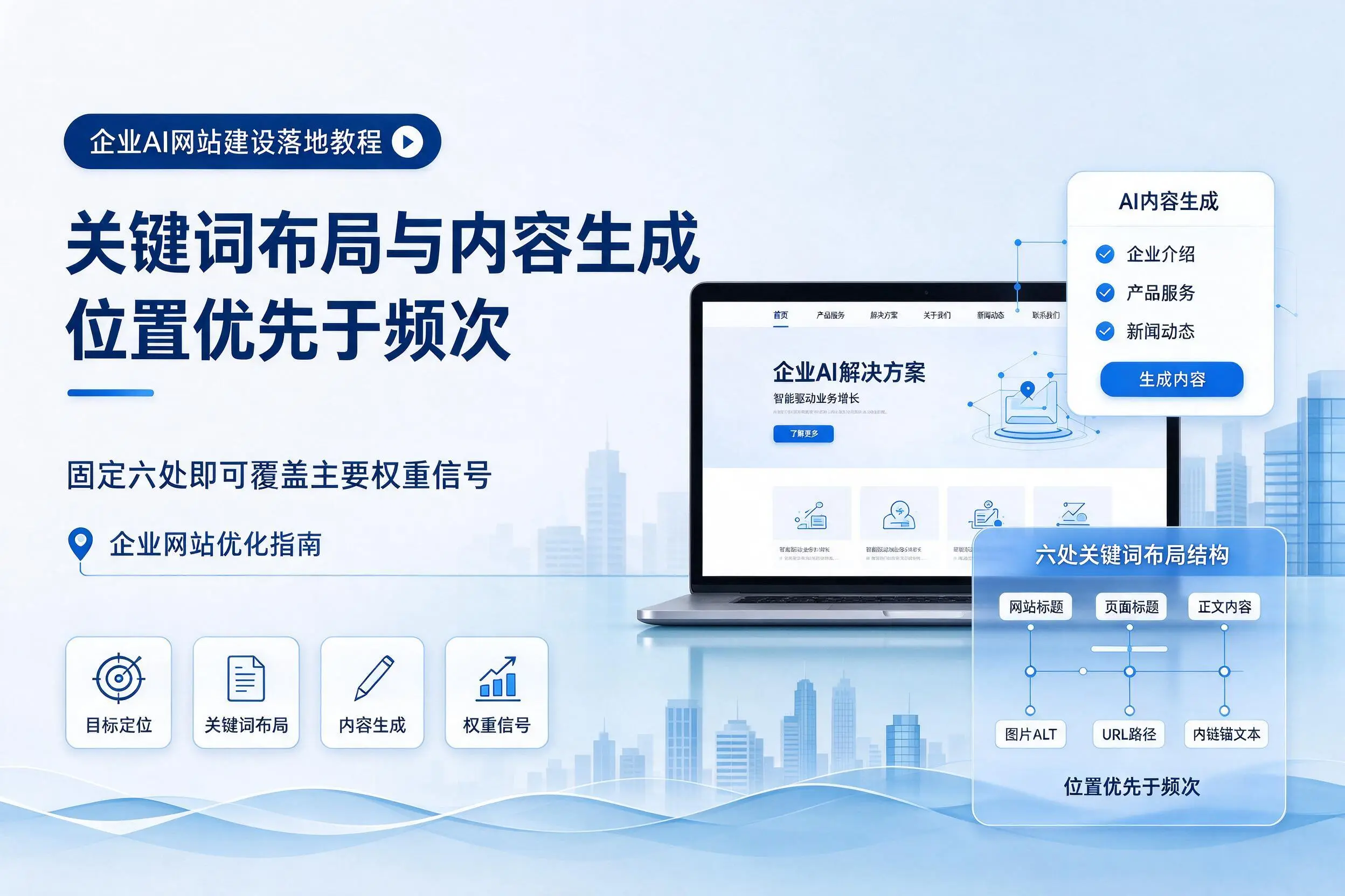 江西企业AI网站建设落地教程：关键词布局与内容生成
