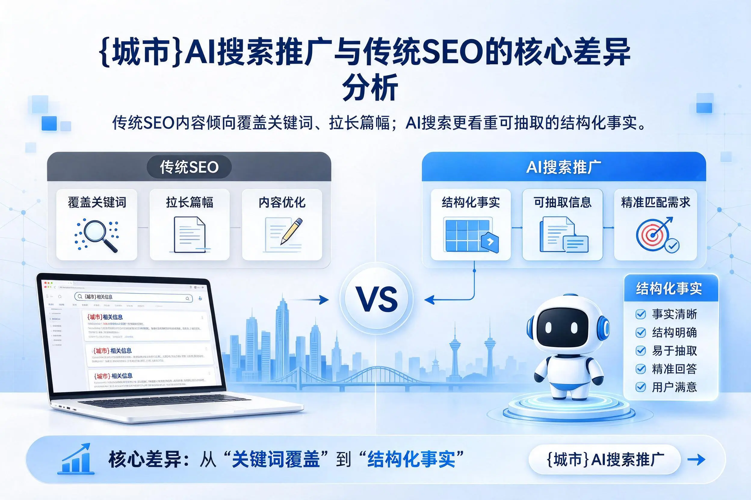 江西AI搜索推广与传统SEO的核心差异分析